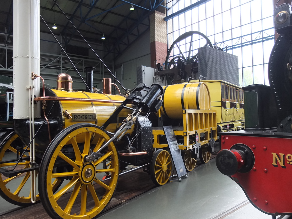 Dampfmaschine im Eisenbahnmuseum